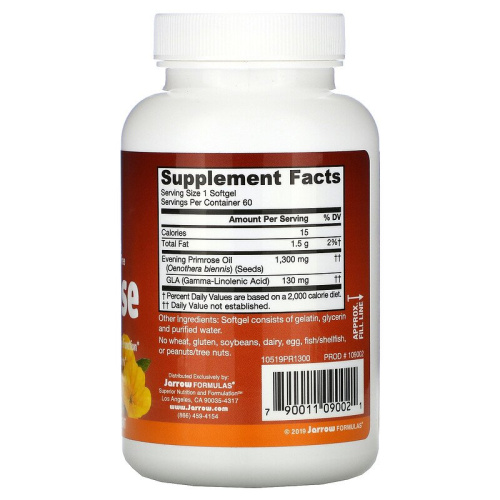 Evening Primrose Oil 1300 (Jarrow Formulas) фото 2