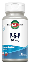 P-5-P The Most Active Form of B-6 (P-5-P Самая активная форма B-6) 50 мг 50 таблеток (KAL)