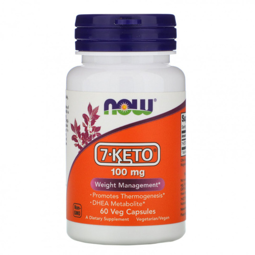 7-KETO 100 мг 60 вег капсул (NOW) 7-KETO 100 мг 60 вег капсул (NOW)