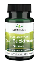 Full Spectrum Sea Buckthorn (Полный спектр облепихи) 400 мг 60 капсул (Swanson)