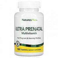 Ultra Prenatal пренатальные витамины 180 таблеток (NaturesPlus)