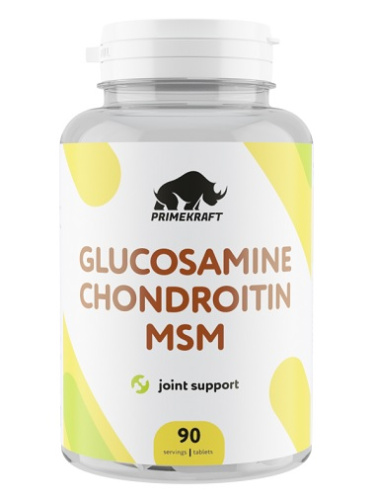 Glucosamine Chondroitin MSM 90 табл (Prime Kraft) Glucosamine Chondroitin MSM 90 табл (Prime Kraft)