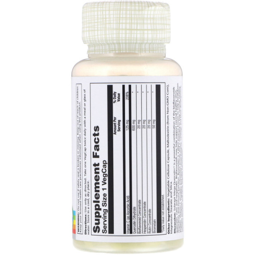 Mega Quercetin (Мега-кверцетин) 60 капсул (Solaray) фото 2