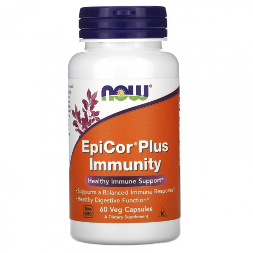 EpiCor Plus Immunity (Поддержка иммунитета) 60 вег капсул (NOW) EpiCor Plus Immunity (Поддержка иммунитета) 60 вег капсул (NOW)