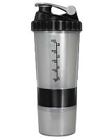 Шейкер 500 3-в-1 без логотипа черно-серый (Be First)