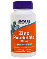 Zinc Picolinate (Цинк) 50 мг 120 капсул (NOW)