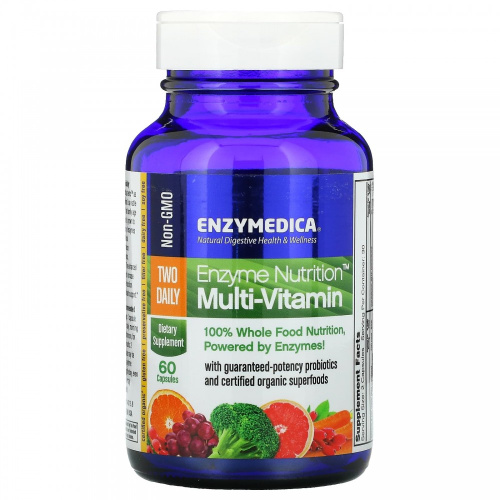 Enzyme Nutrition Multi-Vitamin 60 капсул (Enzymedica) Enzyme Nutrition Multi-Vitamin 60 капсул (Enzymedica)