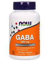 GABA 500 мг 100 капс (NOW)