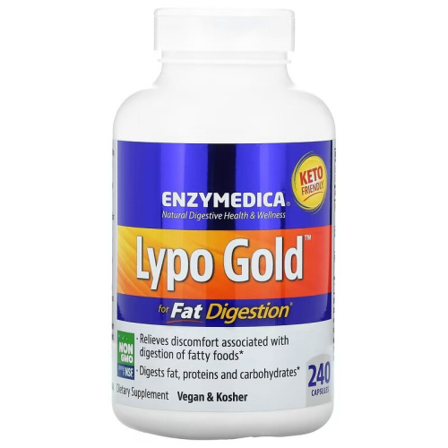 Lypo Gold 240 капсул (Enzymedica) Lypo Gold 240 капсул (Enzymedica)