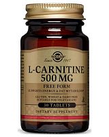 L-Carnitine 500 mg Tabl 30 табл (Solgar)