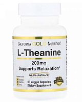L-Theanine 200 mg 60 капс (California Gold Nutrition)