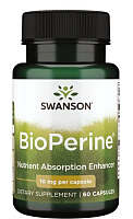 Bioperine (Биоперин) 10 мг 60 капсул (Swanson)